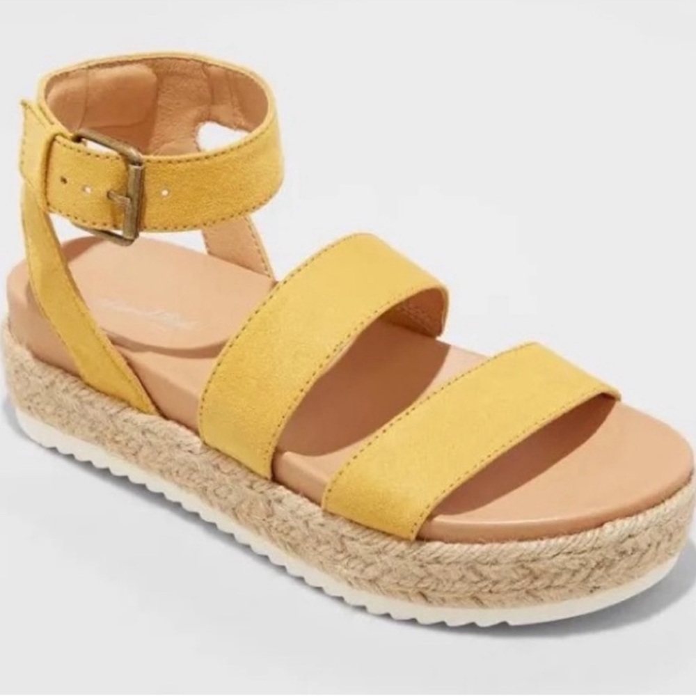 Yellow Strap Sandal (Universal Thread)